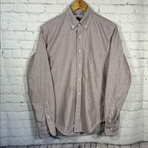 Gustin‎ Shirt Mens Medium Chambray Cotton Made in USA